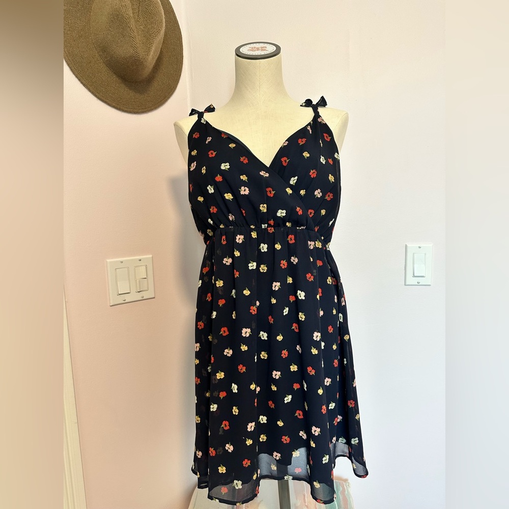 Madewell Ruffle-Strap Wrap Dress - Confetti Floral